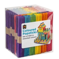 Coloured Popsticks Set of 500