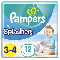 Pampers Splashers Swim Pants 3-4 Years (6-12KG) 12's