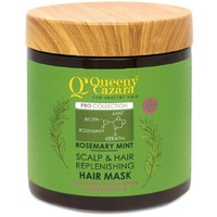 Queeny Cazara Rosemary Mint Scalp & Hair Replenishing Hair Mask 500 mL