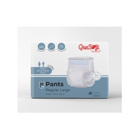 QueSoft Large Adult Pants Waist 110-140cm 9D Pack of 14's
