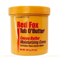Red Fox Tub O'Butter Cocoa Butter, Moisturizing Creme 341g(12oz)