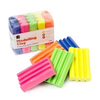 Modelling Clay 5 Dazzling Neon Colours 250g