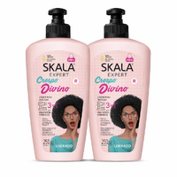 2 x Skala Divine Cream 3 in 1 Treatment Cream Leave in Heat Protector 250g (8.8oz)