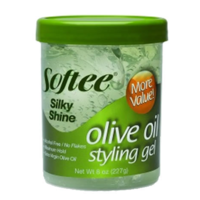 Softee Silky Shine Olive Oil Styling Gel 227g (8oz)