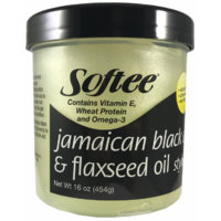 Softee Jamaican Black Castor & Flaxseed Oil Styling Gel 454g (16oz)