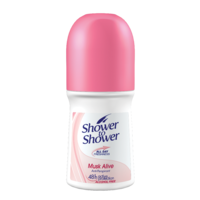 Shower to Shower Ladies Roll On Musk Alive 50ml