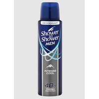 Shower To Shower Mens Deodorant Intense Cool 150mL
