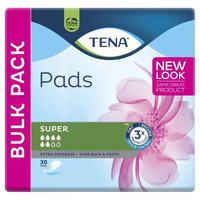 Tena Pads Super 44x19.2cm 6D 515mL Pack of 30's