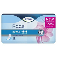 Tena Pads  Extra Standard Length 275x106mm 245mL Pack of 12's