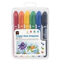 Triple One Crayons Set of 6