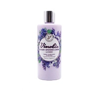 Vinolia Luxury Shower Crème Lavender Radiant Moisturised Skin Oil Enriched 490mL