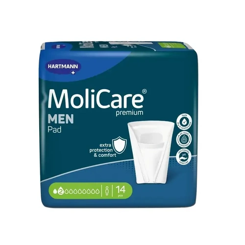 MoliCare Premium Men Pad 2 Drop 300ml Extra Protection & Comfort Pack of 14's
