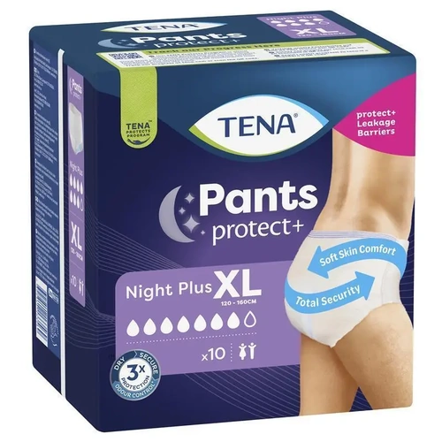 Tena Pants Culottes Plus Night Extra Large 120-160cm 6.5D Pack of 10's