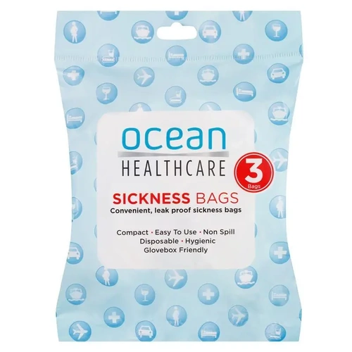 Ocean Sickness Bags Pack of 3's