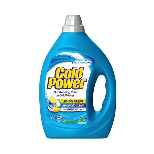 Cold Power Laundry Liquid Lemon Fresh Advanced Clean 2L