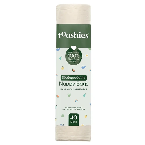 Tooshies Biodegradable Nappy Bags Pack of 40's