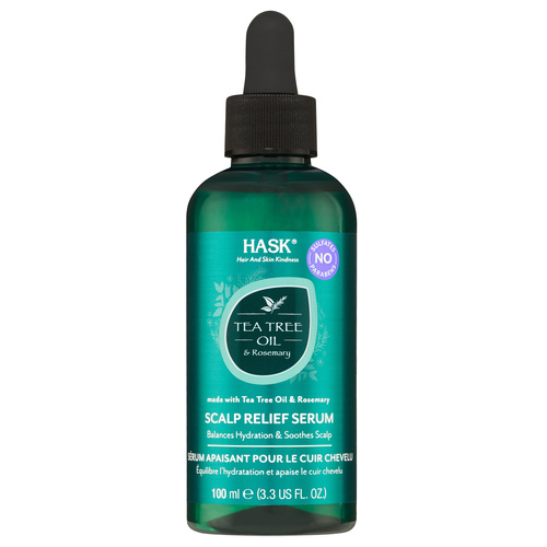 HASK Tea Tree Oil & Rosemary Scalp Relief Serum 100mL
