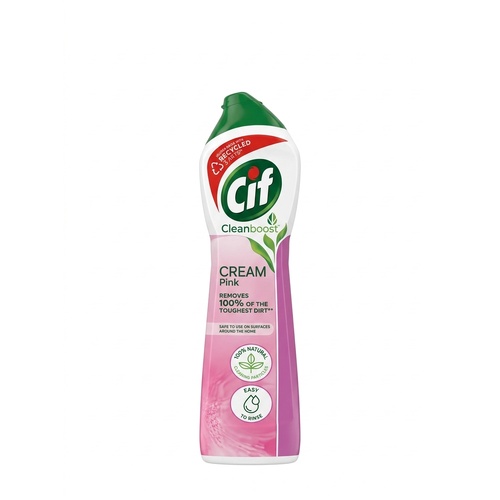 Cif Cleanboost Cream Pink 500mL