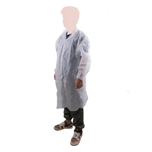 Proval PP White Lab Coat W/Out Pockets