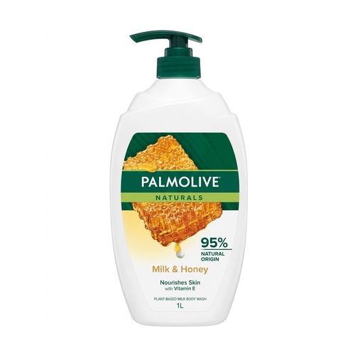 Palmolive Naturals Milk & Honey Body Wash Nourishing Skin with Vitamin E 1L