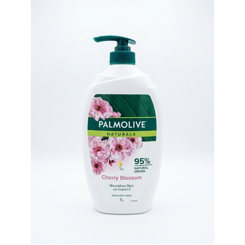 Palmolive Naturals Cherry Blossom Body Wash Nourishing Skin with Vitamin E 1L