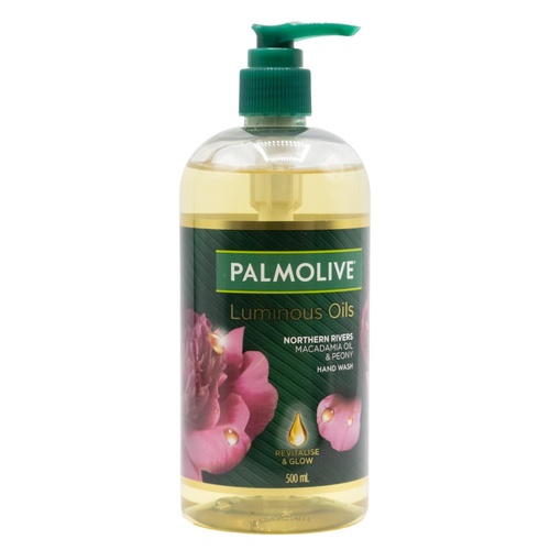 Palmolive Luminous Oils Revitalise & Glow Hand Wash Northern Rivers Macadamia Oil & Peony 500mL