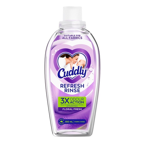 Cuddly Refresh Rinse Fabric Rinse 3X Odour Action Floral Fresh 850mL