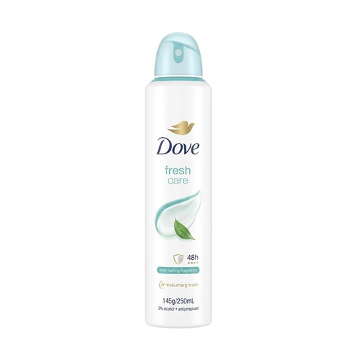 Dove Fresh Care Antiperspirant Deodorant 1/4 Moisturising Cream 0% Alcohol 250mL