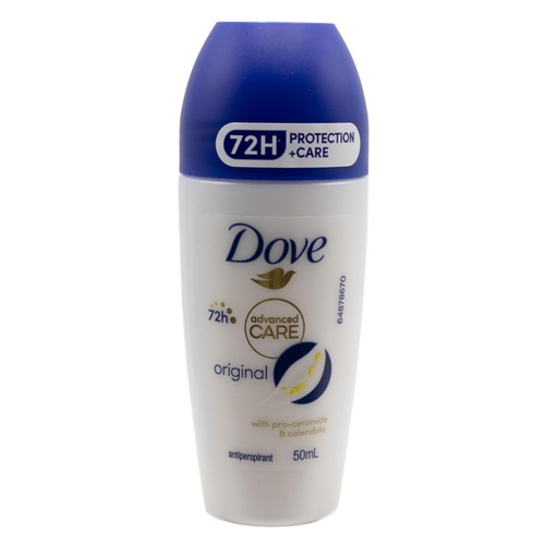 Dove Advanced Care 72H Antiperspirant Roll-On Original 50mL