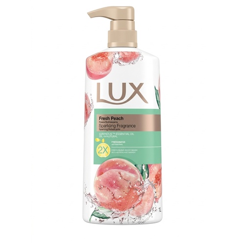 LUX Fresh Peach Body Wash 2X Freshness 1L