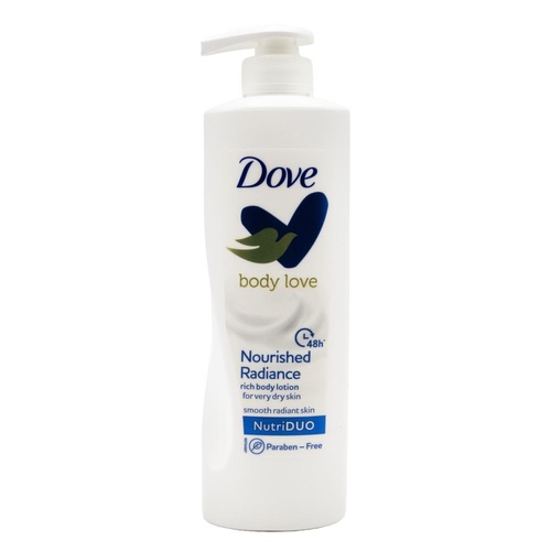 Dove Body Love Nourished Radiance Rich Body Lotion for Dry Skin 400mL
