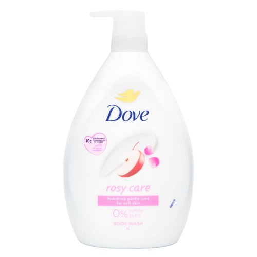 Dove Rosy Care Body Wash 0% Sulfate SLES 1L