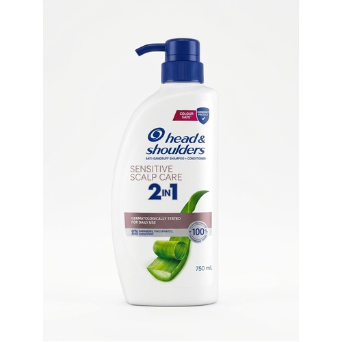 Head & Shoulders Sensitive Scalp Care Anti-Dandruff Shampoo + Conditioner 2in1 - 750mL