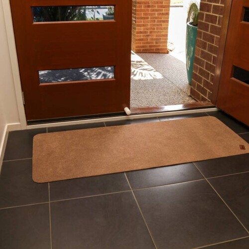 Conni Anti-Slip Backing Floor Mat Pebble  (60x150cm) Long Runner