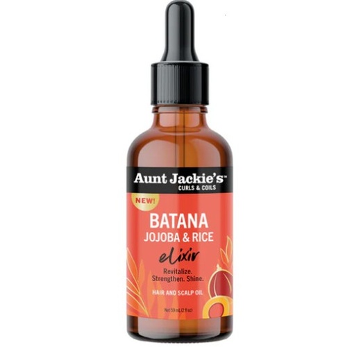Aunt Jackie's Batana Jojoba & Rice Elixir Hair and Scalp Oil 59mL(2oz)