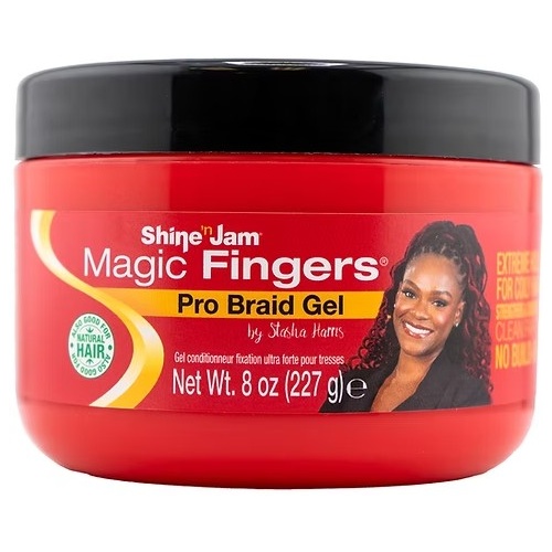 Shine 'n Jam Magic Fingers Pro Braid Gel 227g (8oz)
