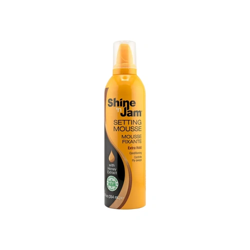 Shine 'n Jam Setting Mousse Fixante Extra Hold Conditioning with Honey Extract 354mL (12oz)