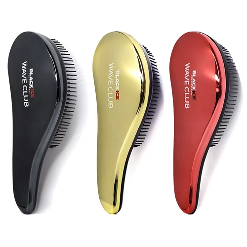 Black Ice Wave Club Shampoo Brush – 1 Piece (Assorted Colours)