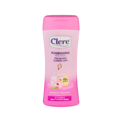 Clere Hand & Body Lotion Nourishing Lanolin & Glycerine 400mL