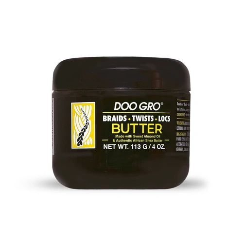 Doo Gro Braids • Twists • Locs Butter with Sweet Almond Oil & Authentic African Shea Butter 113g(4oz)