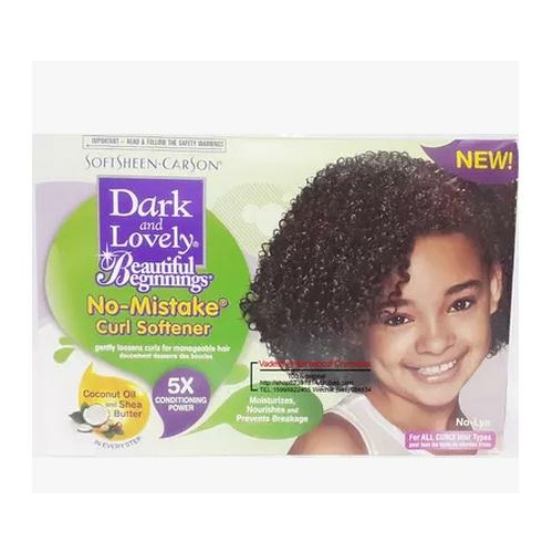 Dark & Lovely Beautiful Beginnings No Lye Curl Softener Kit