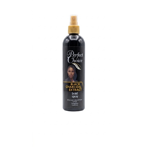 Perfect Choice Black Charcoal Extract Braid Spray Itchy Scalp & Dandruff Relief 350mL(11.84oz)