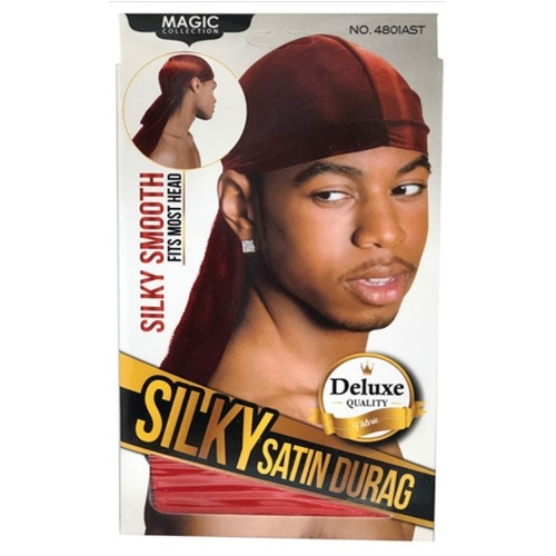 Magic Collection Silky Smooth Satin Durag Red