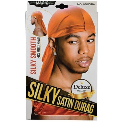 Magic Collection Silky Smooth Satin Durag Orange