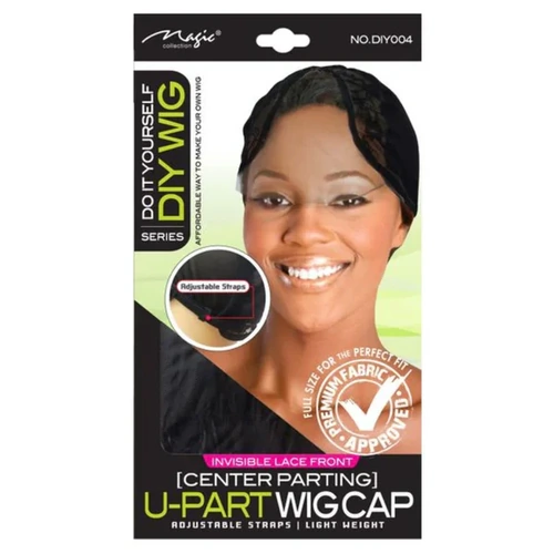 Magic Collection DIY U-Part Wig Cap with Adjustable Straps – Center Parting