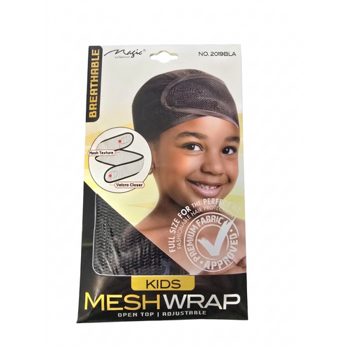 Magic Collection Kids Mesh Wrap Breathable Open Top Black