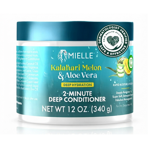 Mielle Kalahari Melon & Aloe Vera Deep Hydration 2-Minute Deep Conditioner 340g(12oz)