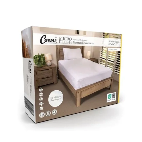 Conni Premium Waterproof Encasement with Micro-Plush Technology King Single 107 x 203 x 30cm