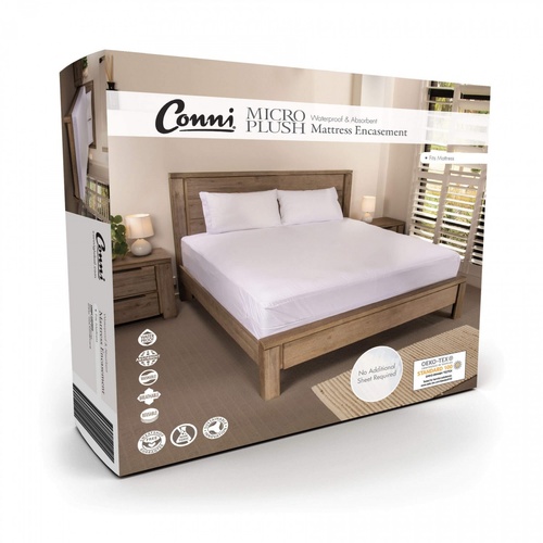 Conni Premium Waterproof Encasement with Micro-Plush Technology 183 x 203 x 30cm