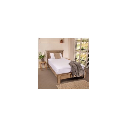 Conni Micro-Plush Waterproof Flat Sheet Single Mattress (92cm x 188cm)